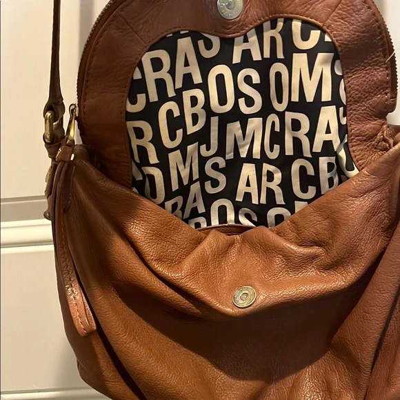 Marc Jacobs Cognac Leather Shoulder Bag - Picture 13 of 15
